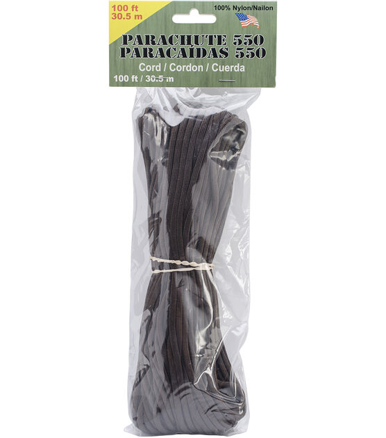 100-Feet Pepperell 4mm Parachute Cord White